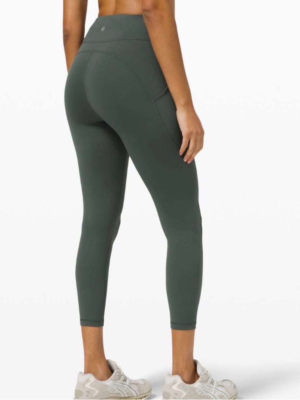 Lululemon Invigorate High-Rise Crop Leggings - Smoked Spruce